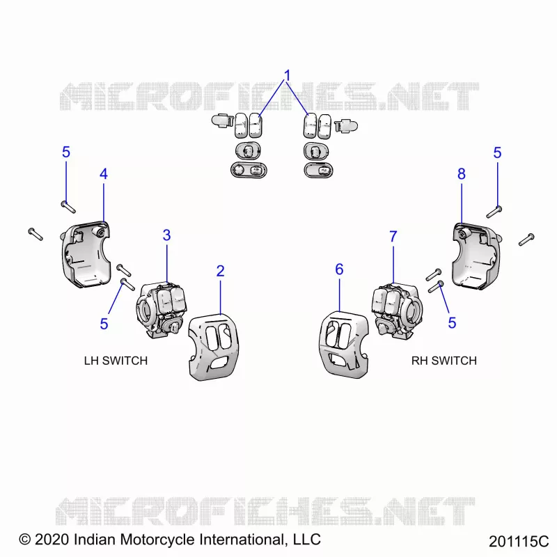 ELEKTRIC, SWITCH CONTROLS, LH/RH