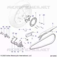 ANTRIEB, SPROCKETS, GUARDS AND CHAIN