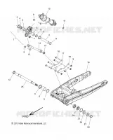 HINTERRADAUFHÃ„NGUNG ASM., SWING ARM AND SHOCK