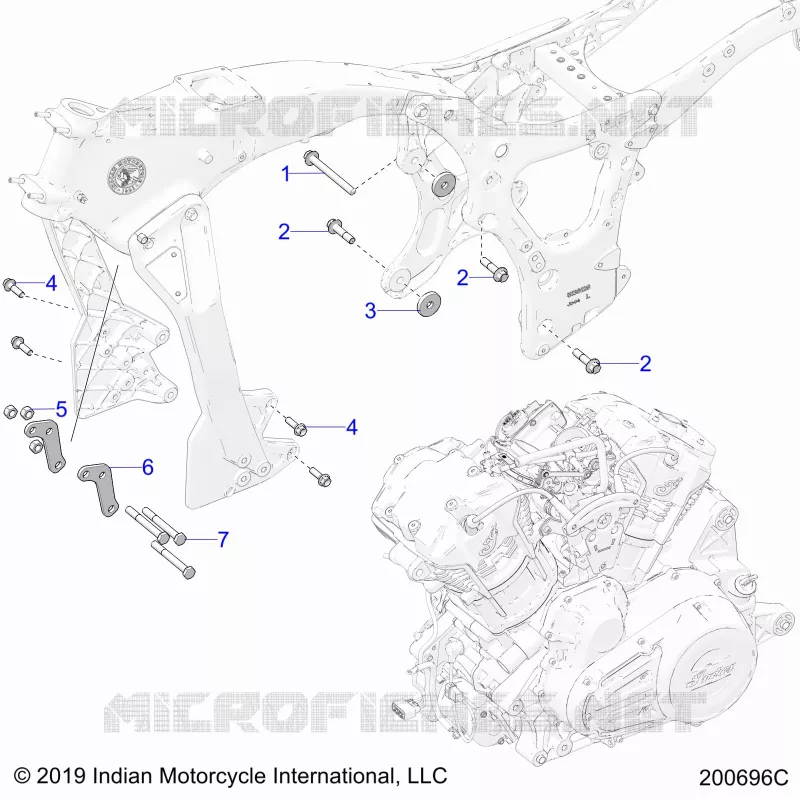 ENGINE, MOTORAUFHÃ„NGUNG