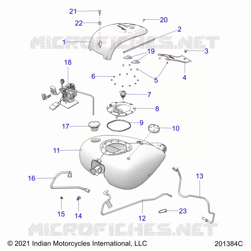 KRAFTSTOFFSYSTEM, FUEL TANK ASM.
