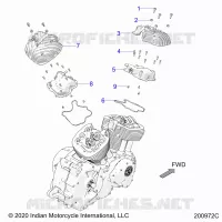 MOTOR, ROCKER COVERS