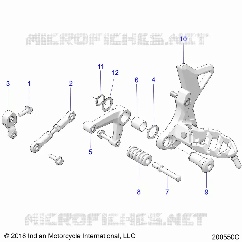 ANTRIEB, SHIFT PEDAL AND LINKAGE