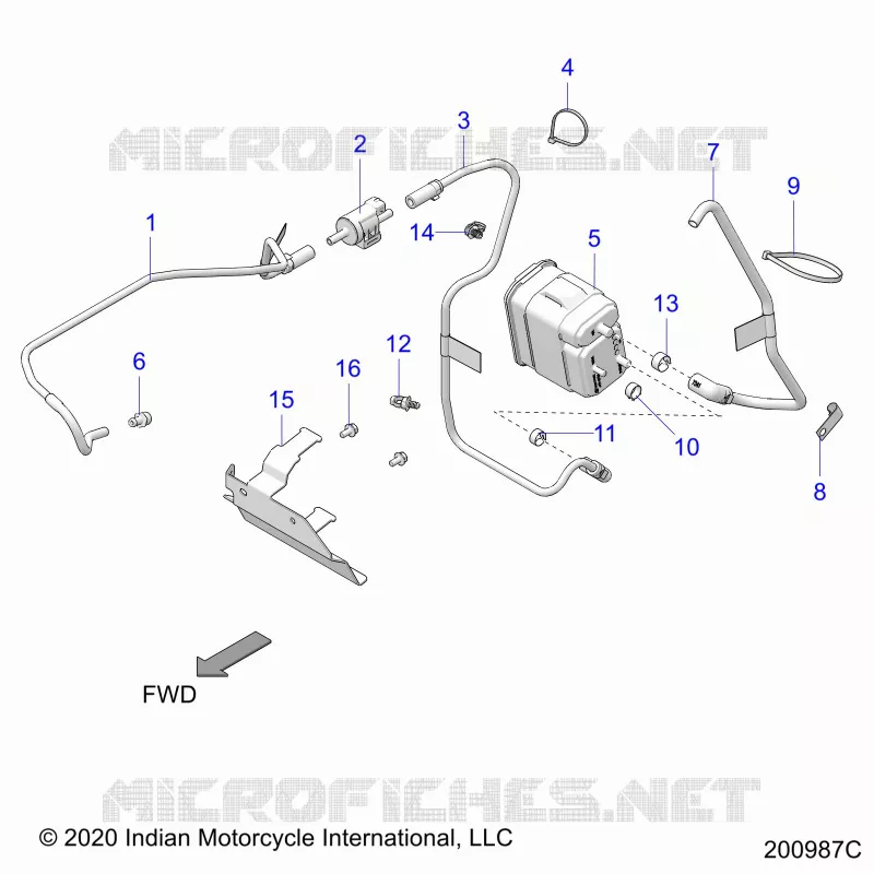 KRAFTSTOFFSYSTEM, EVAP SYSTEM (CALIF. AND INTL)