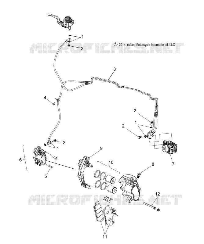 VORDERBREMSE ASM., W/ABS