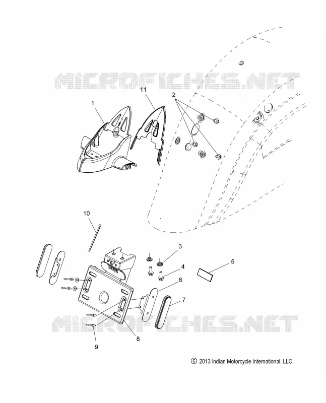 BODY, RÃŒCKLICHT, LICENSE PLATE BRACKET