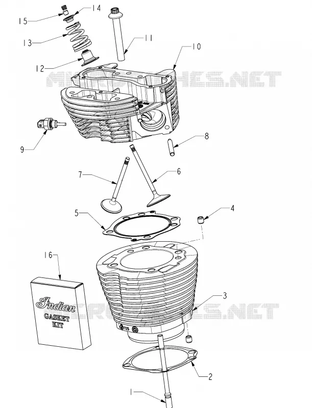 ZYLINDERS, HEADS AND VALVES
