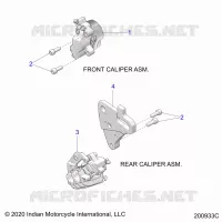 BRAKES, BREMSZANGE VORNE AND REAR