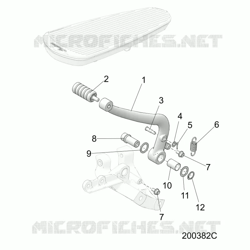 BREMSES, BREMSE PEDAL