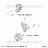 BRAKES, BREMSZANGE VORNE AND REAR