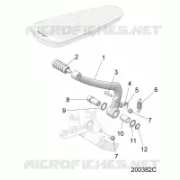 BREMSES, BREMSE PEDAL