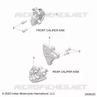 BRAKES, BREMSZANGE VORNE AND REAR