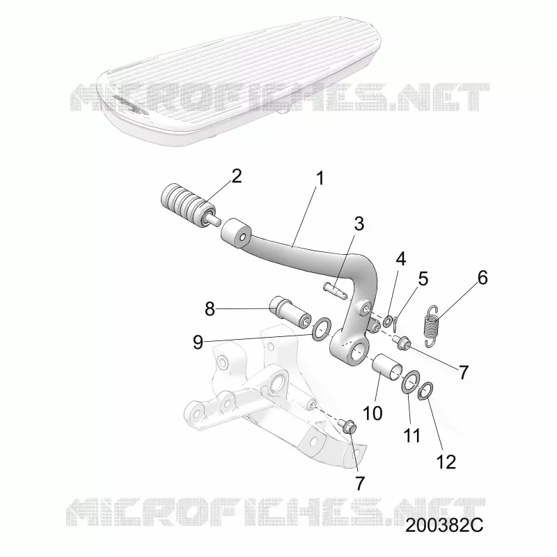 BREMSES, BREMSE PEDAL