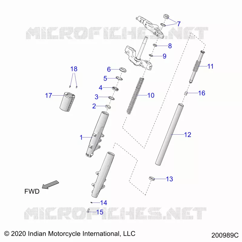 FRONT SUSPENSION FORKS