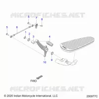 ANTRIEB, SHIFT PEDAL AND SHIFT LINKAGE