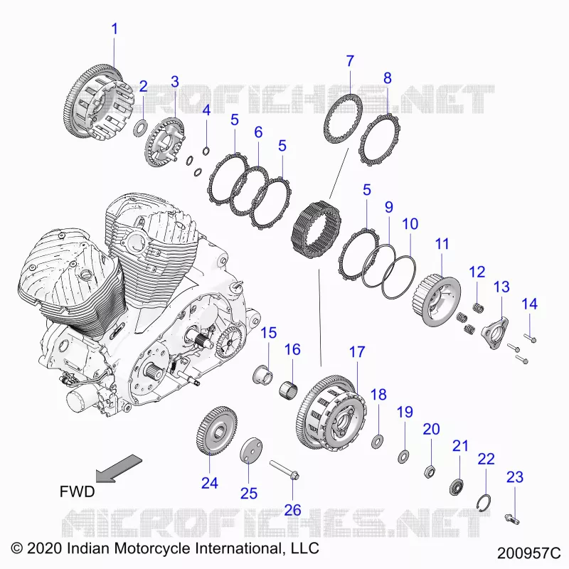 ANTRIEB, CLUTCH AND PRIMARY DRIVE