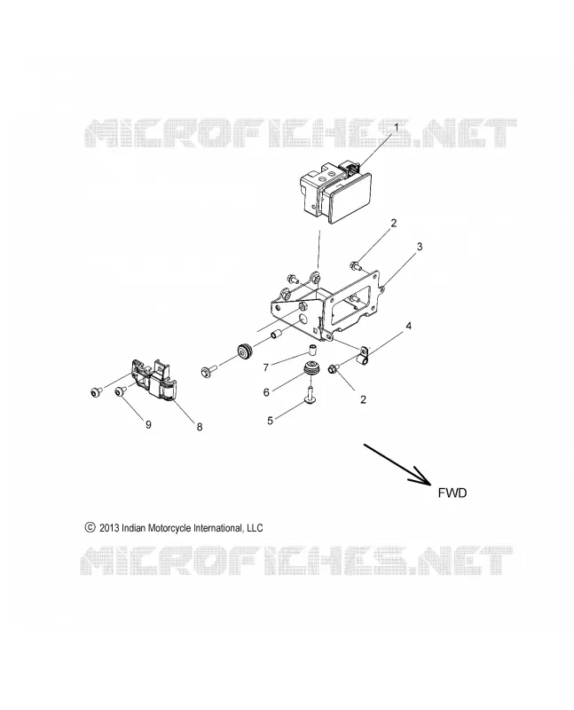 BREMSES, ABS MODULE ASM.