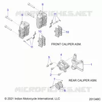 BRAKES, BREMSZANGE VORNE AND REAR