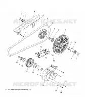 ANTRIEB, SPROCKETS, GUARDS AND BELT