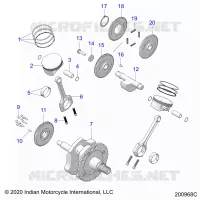 ENGINE, PISTON AND KURBELWELLE