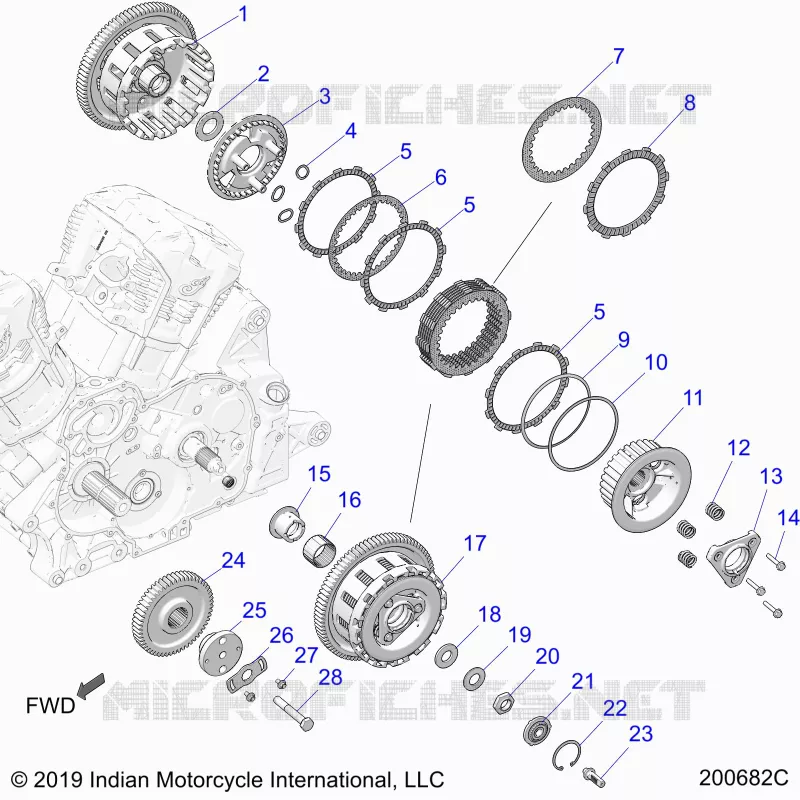 ANTRIEB, CLUTCH AND PRIMARY DRIVE