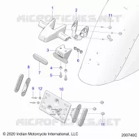 KENNZEICHENHALTER/REAR LIGHT HOUSING