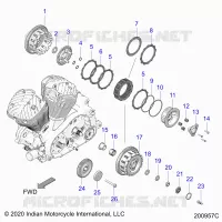 ANTRIEB, CLUTCH AND PRIMARY DRIVE