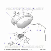 KRAFTSTOFFSYSTEM, FUEL TANK ASM.