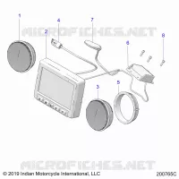 ELEKTRIC, INSTRUMENT CLUSTER