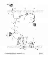 BREMSES, FRONT ASM., W/ABS