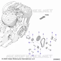 CAM CHAIN AND SPROCKETS