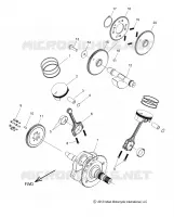 ENGINE, PISTON AND KURBELWELLE