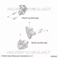 BRAKES, BREMSZANGE VORNE AND REAR