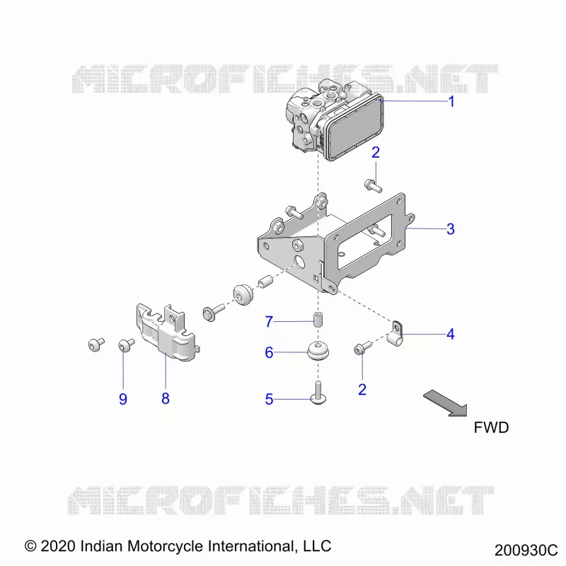 BREMSES, ABS MODULE ASM.