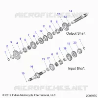 ANTRIEB, INPUT/OUTPUT SHAFT ASM.