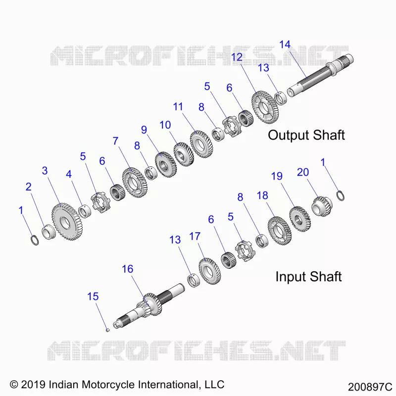 ANTRIEB, INPUT/OUTPUT SHAFT ASM.