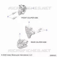 BRAKES, BREMSZANGE VORNE AND REAR