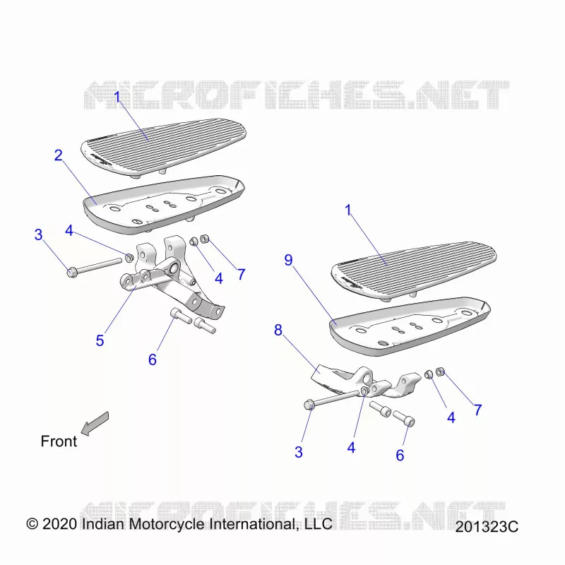 CHASSIS, FLOORBOARDS, DRIVER