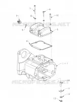 DRIVE TRAIN, TRANSMISSION HOUSING, TOP COVER - N121C/V/D ALL OPTIONS (INDIANTRANSHOUSING12CC)