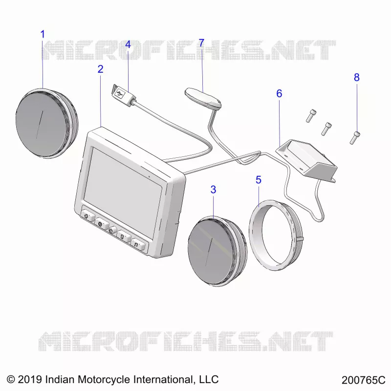 ELEKTRIC, INSTRUMENT CLUSTER