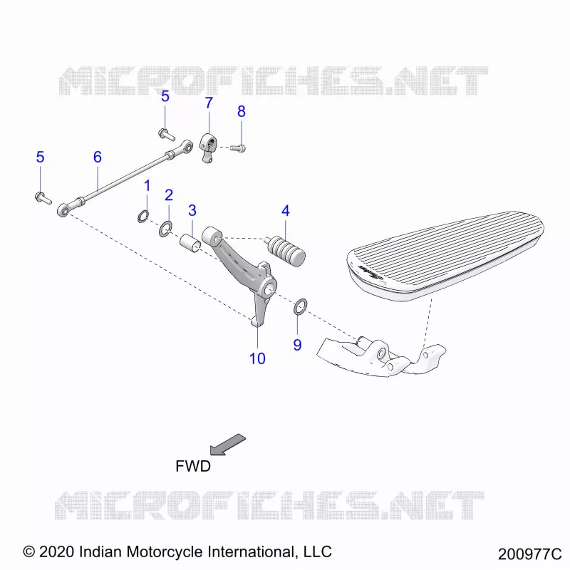 ANTRIEB, SHIFT PEDAL AND SHIFT LINKAGE