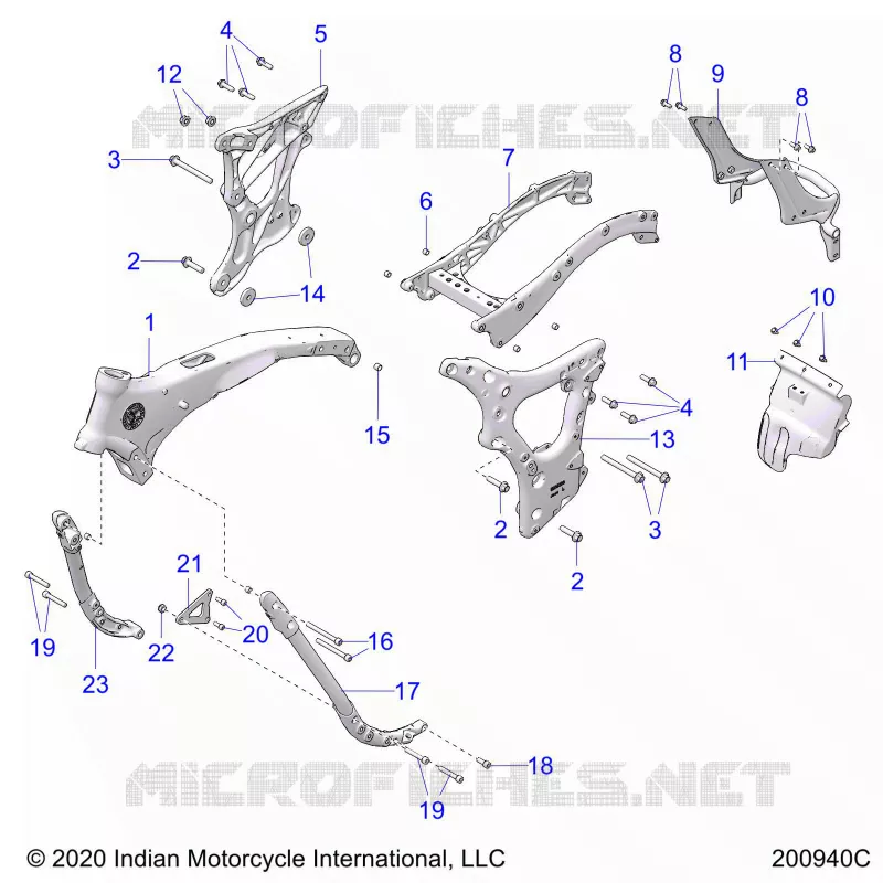 CHASSIS, RAHMEN ASM.
