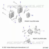 BRAKES, BREMSZANGE VORNE AND REAR