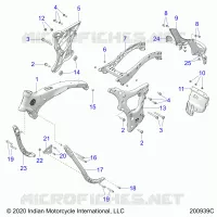 CHASSIS, RAHMEN ASM.