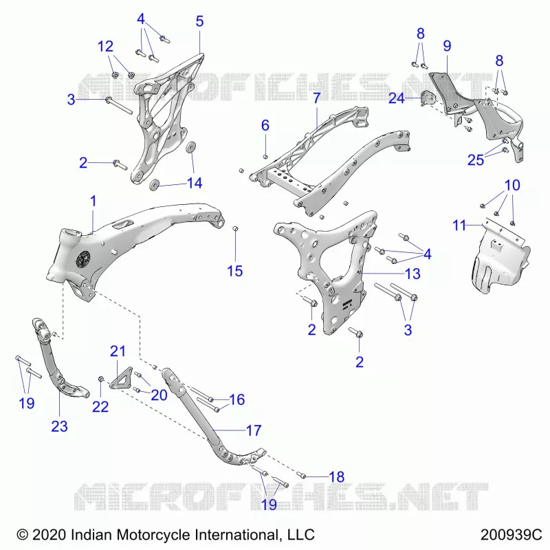 CHASSIS, RAHMEN ASM.