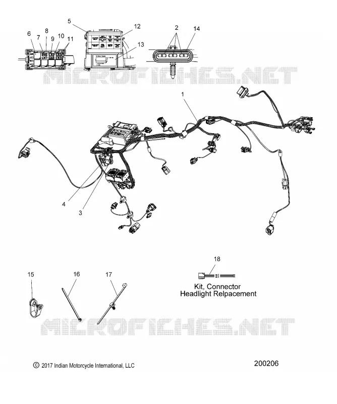 ELEKTRIC, WIRE HARNESS