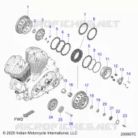 ANTRIEB, CLUTCH AND PRIMARY DRIVE
