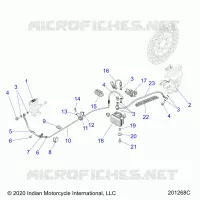 HINTERBREMSE ASM., W/ABS