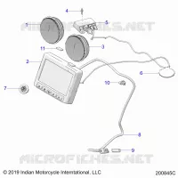 ELEKTRIC, INSTRUMENT CLUSTER