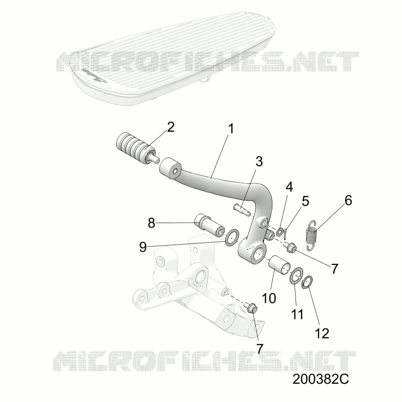 BREMSES, BREMSE PEDAL